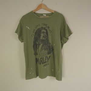 Madeworn Crew Tee Bob Marley One Love One Heart